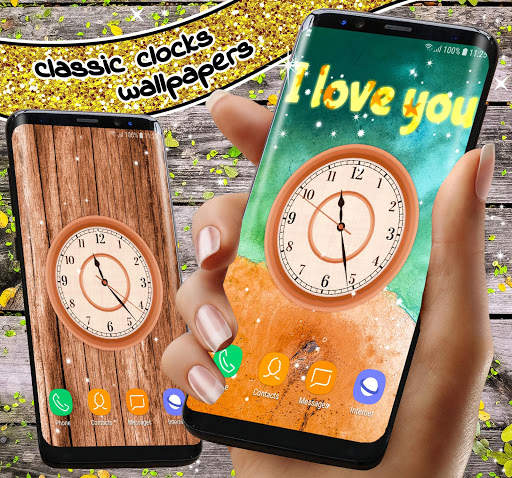 Analog Clock App ❤️ Classic Live Wallpaper Themes screenshot 4