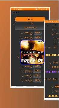Free Fire NickName скриншот 1