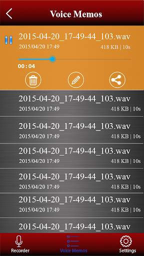 Voice recorder pro screenshot 3