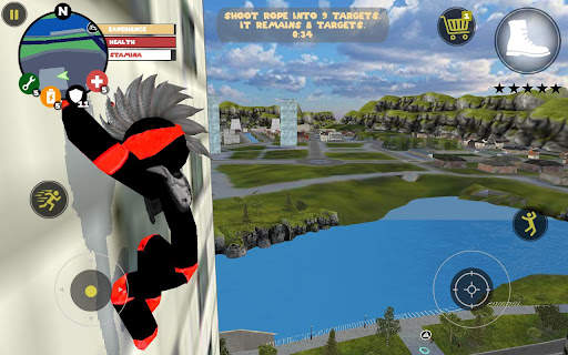 Stickman Rope Hero screenshot 4