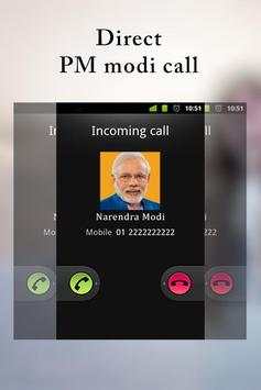 Modi Fake Call & SMS Prank screenshot 1