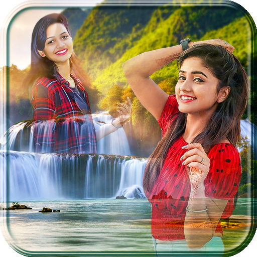 Waterfall Photo Blender -Mixer иконка