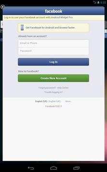 Facebook Status Update Widget screenshot 5
