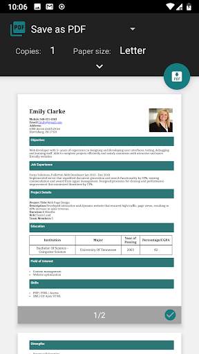 Resume Maker screenshot 7