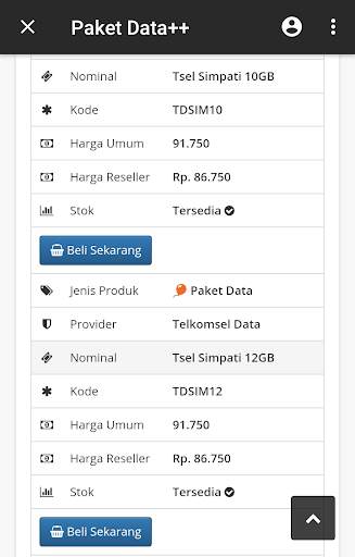 Paket Data   Native App for Reseller screenshot 5