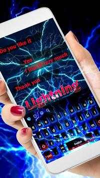 Blue Lightning Keyboard screenshot 2