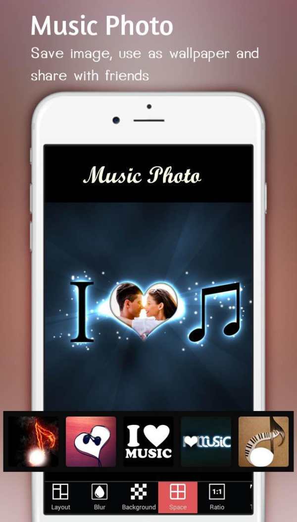 Music Photo Frame screenshot 1