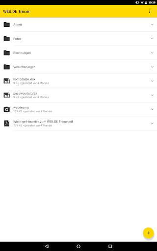 WEB.DE Tresor screenshot 10