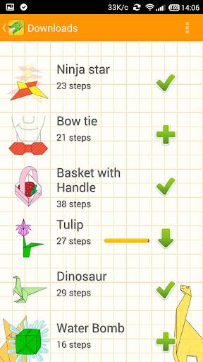 Animated Origami Instructions screenshot 1