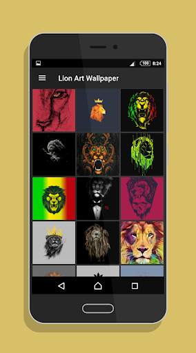 Lion Art Wallpaper screenshot 2