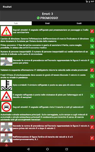 Quiz Patente di Guida Gratis: Esame Patente Auto B скриншот 12