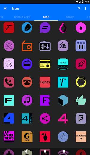 Colorful Flat Icon Pack screenshot 15
