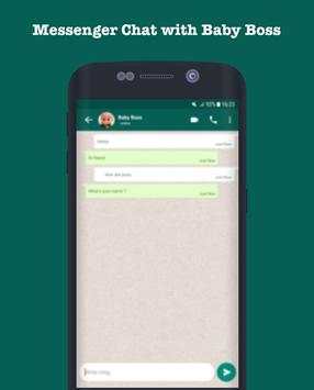 Messenger Chat with Baby Boss screenshot 2