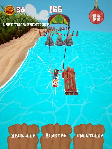 Kite Game - Daredevil Dan Flexifoil Kitesurf Sport screenshot 14