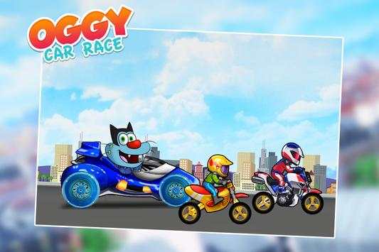 Oggy Car Racing Game screenshot 3