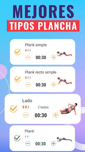 Ejercicios planchas en casa screenshot 2