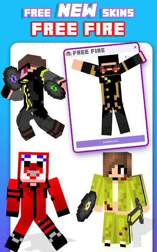 Skins Addon Map&Shader Free Fire For MCPE 2021 screenshot 4