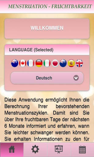 Menstruation Fruchtbarkeit  Lt screenshot 4