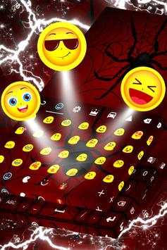 Black Widow Keyboard Theme скриншот 5