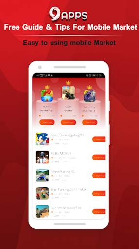 9 app Mobile Market Guide screenshot 1