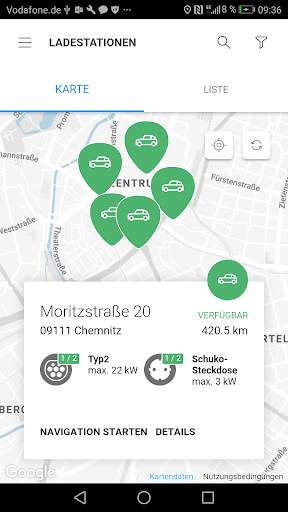 eins E-Mobil screenshot 2