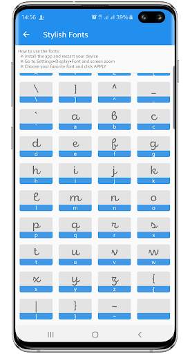 Stylish Fonts for Huawei Phones 2 تصوير الشاشة