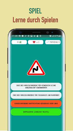 Verkehrszeichen Spiel: Fahrschule screenshot 2
