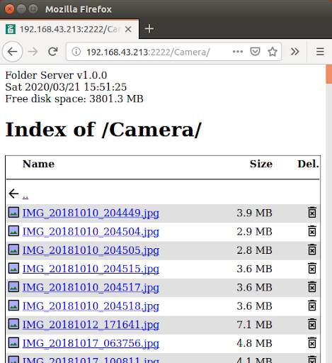 Folder Server - WiFi file access screenshot 4