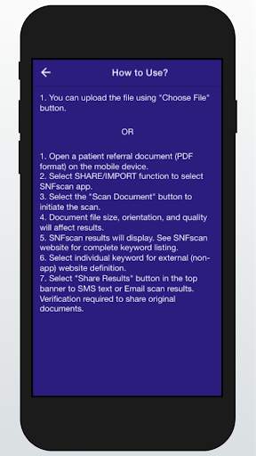 SNF Scan screenshot 4