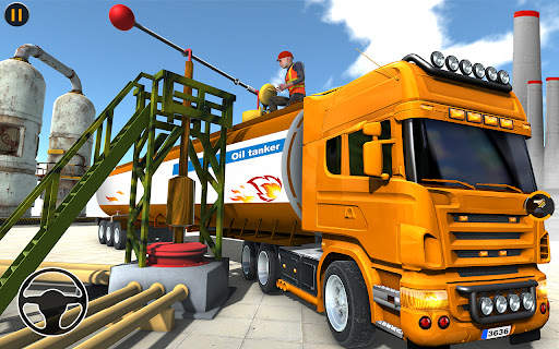 Oil Tanker Driving Truck Games screenshot 1