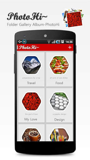 Folder Gallery Album-PhotoHi screenshot 1