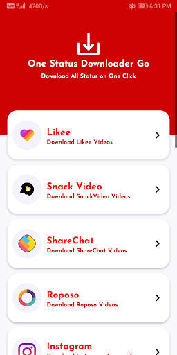 One Status Downloader Go screenshot 2