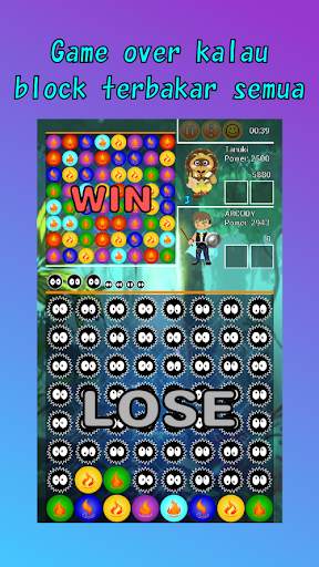Fire Block Battle - tipe baru puyopuyo puzzle screenshot 5