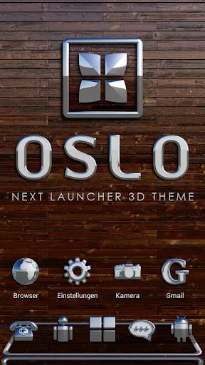 OSLO Next Launcher 3D Theme screenshot 1