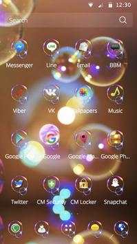 Colorful Bubble Theme Cute Balloon Water screenshot 2