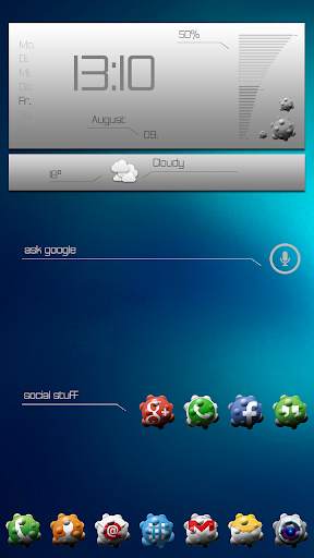 Atoms Icon theme screenshot 1