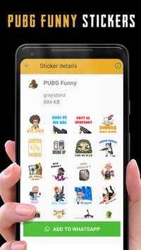 Pubg Whatsapp Stickers 2019 screenshot 5