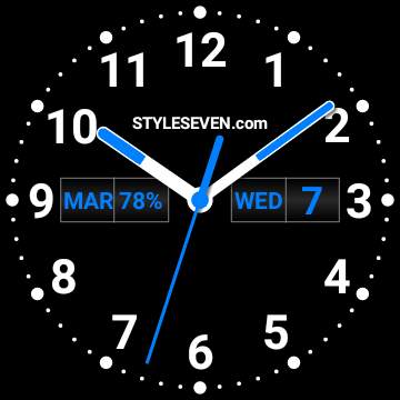 Analog Watch Face Plus-7 for Wear OS by Google screenshot 4