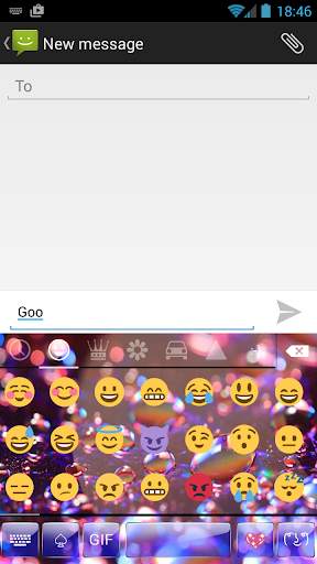 Glass DropsRef Emoji Keyboard 3 تصوير الشاشة