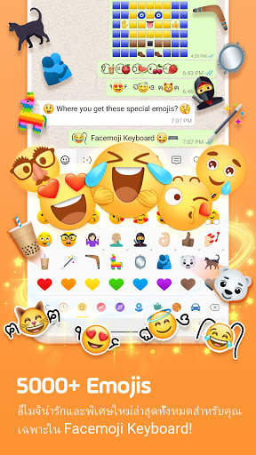แป้นพิมพ์ Facemoji Emoji pro screenshot 2