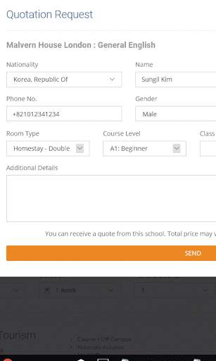 Language Study Abroad Booking Platform screenshot 5