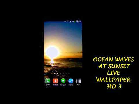 Ocean Waves Sunset Live HD 3 screenshot 1