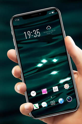 Abstract water ripple theme for Galaxy S7 Edge screenshot 4