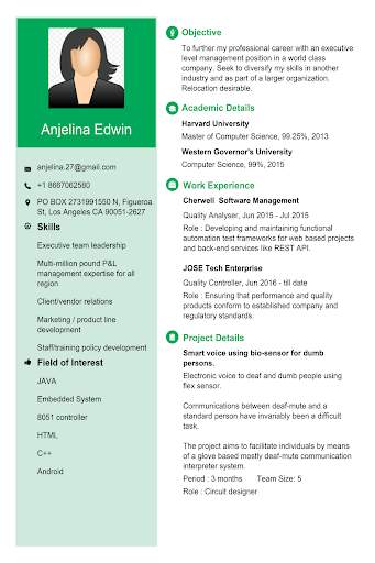 Curriculum vitae app CV Maker screenshot 22