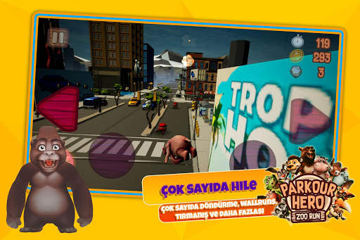 Parkour Hero - Animal Runner 3D Stunts Simulator screenshot 8