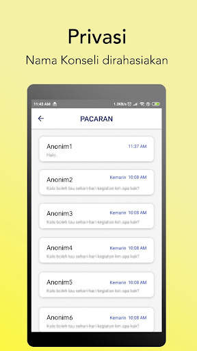 ChurChat - Aplikasi Curhat Online by Chat Gratis screenshot 4