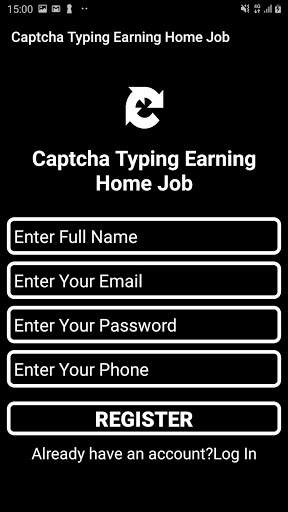 Captcha Typing Earning Home Job скриншот 4