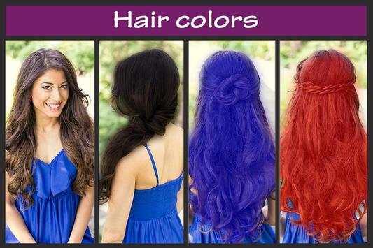 Hair Color Changer 5 تصوير الشاشة