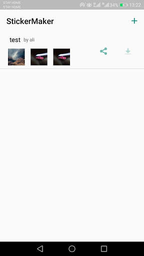 Stickers maker for whatsApp اصنع ملصقات من الصور screenshot 1
