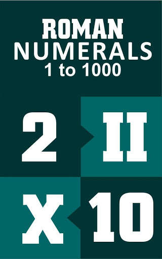 Roman Numerals 1 to 1000 1 تصوير الشاشة